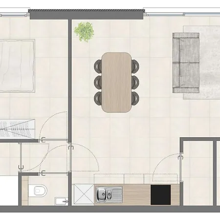 Samen Aan Zee Apartment *